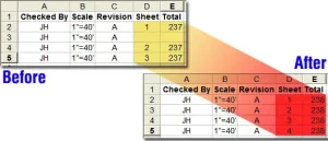 The Agony of Renumbering an Entire Set of MicroStation Sheet Files 3 before-and-after