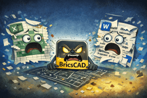Why Does BricsCAD Hate My Excel Table? 5 The CAD showdown - Excel vs Word