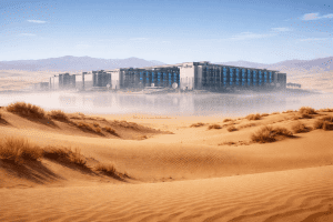 From Desert Dream to Digital Reality: The Line’s Pivot from People to Processors 3 Desert Data Center